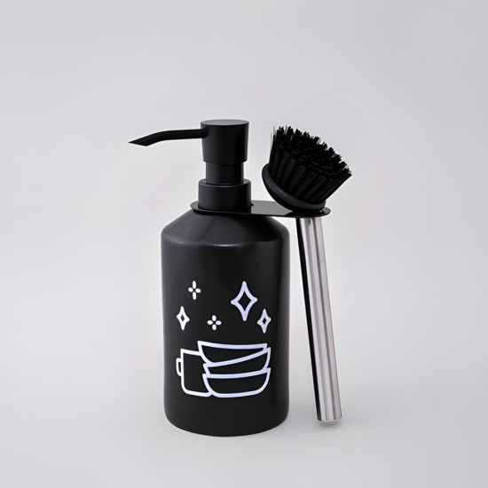 Soap Dispenser with Brush